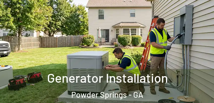 Generator Installation Powder Springs - GA