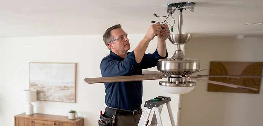 Ceiling Fan Light and Switch Repair in Powder Springs
