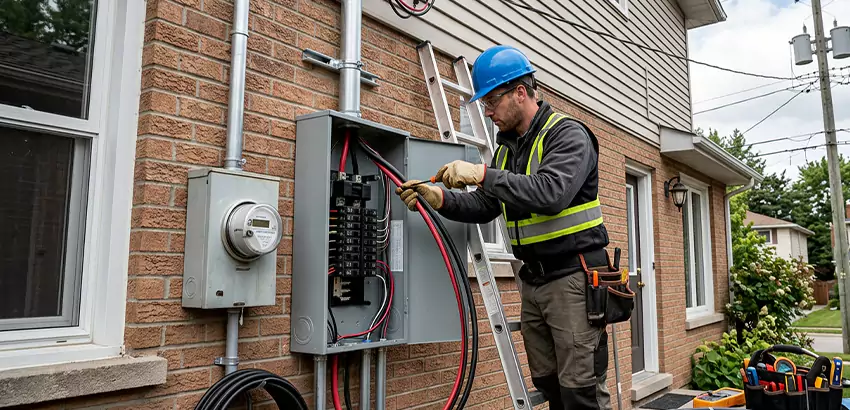 Outdoor Subpanel Installation in Powder Springs